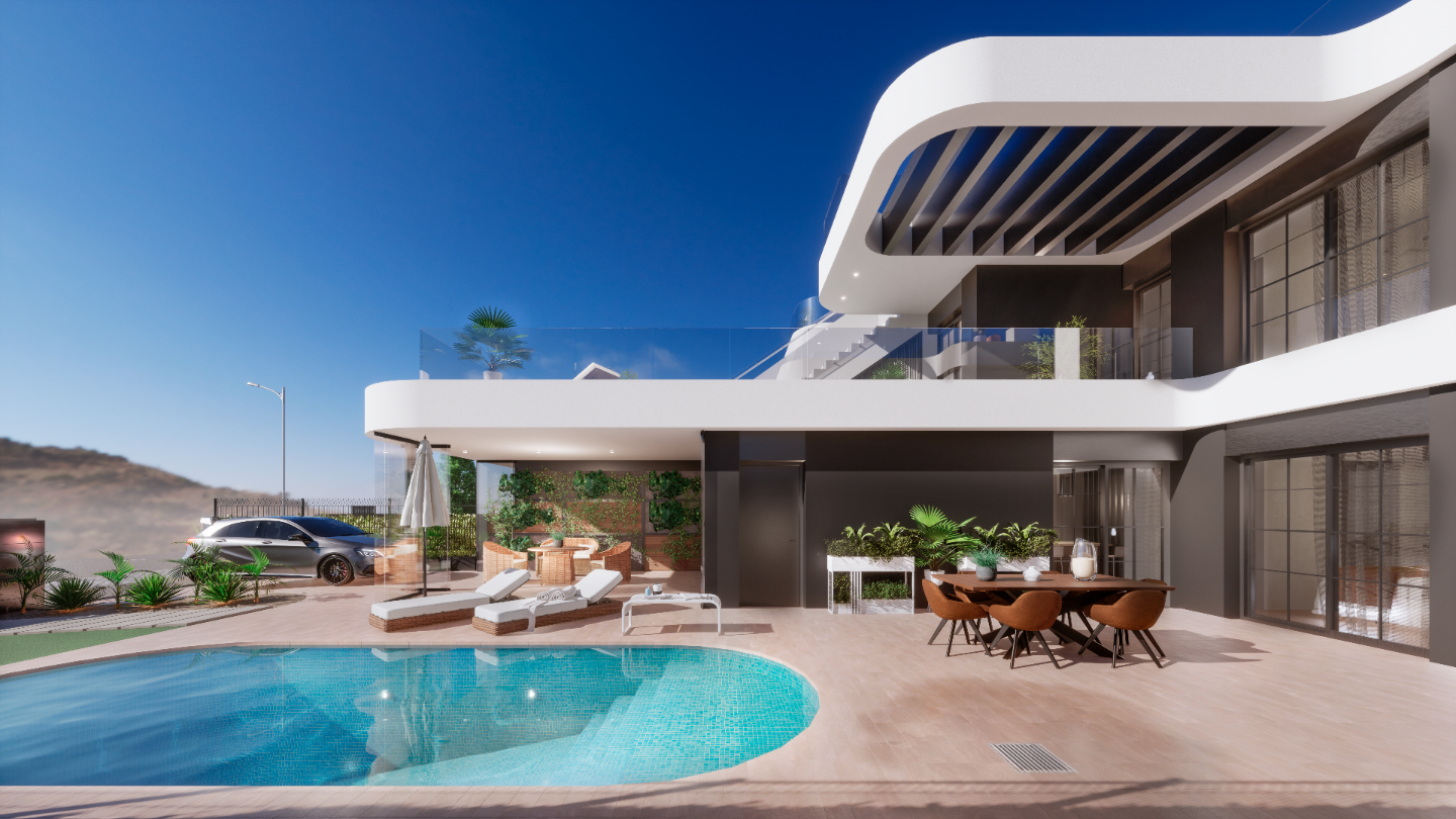 Villa en Los Alcázares, Murcia, España 3 dormitorios, 141 m2 No. 90182
