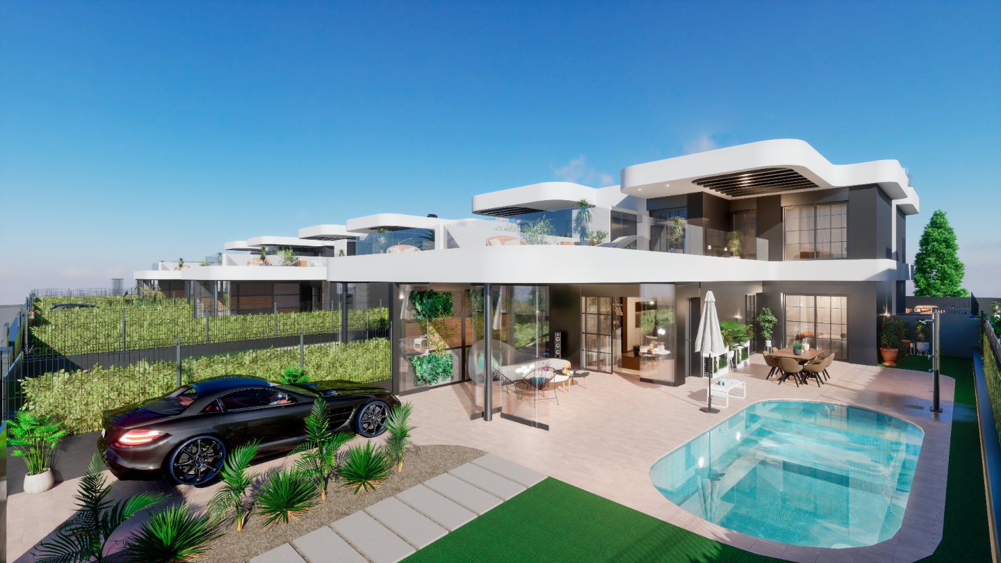 Villa en Los Alcázares, Murcia, España 3 dormitorios, 141 m2 No. 90182