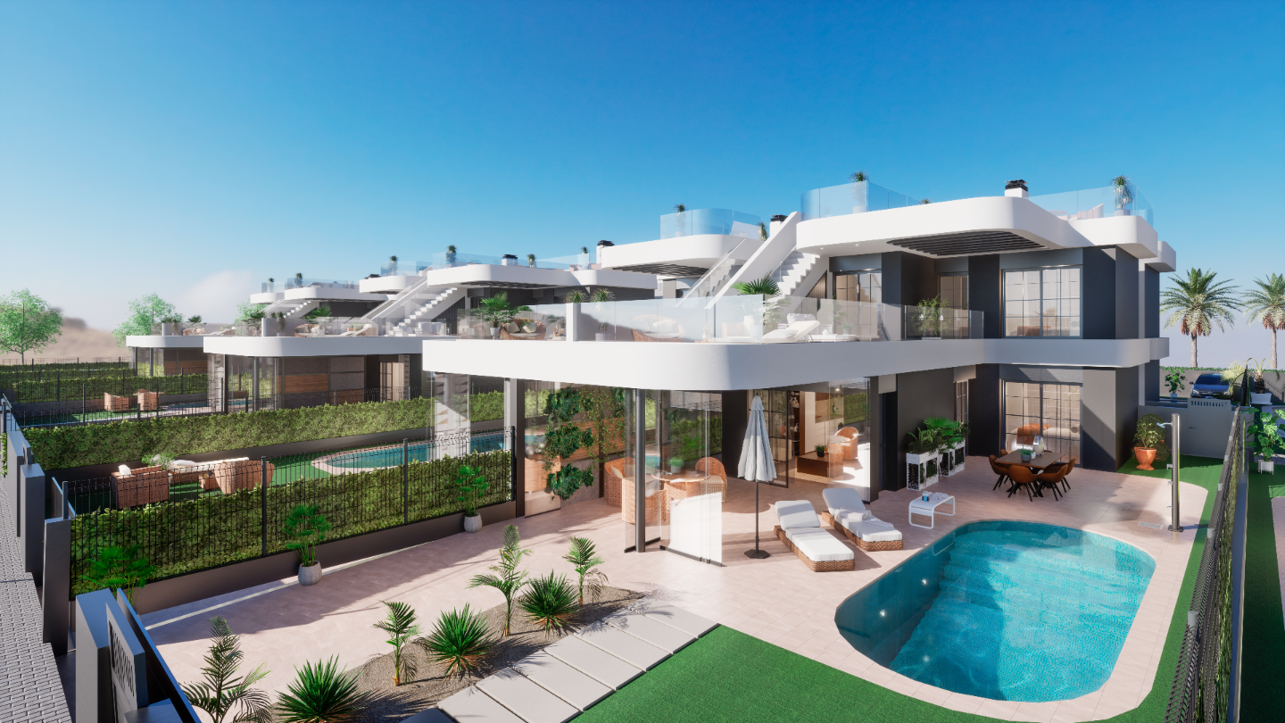 Villa en Los Alcázares, Murcia, España 3 dormitorios, 141 m2 No. 90182