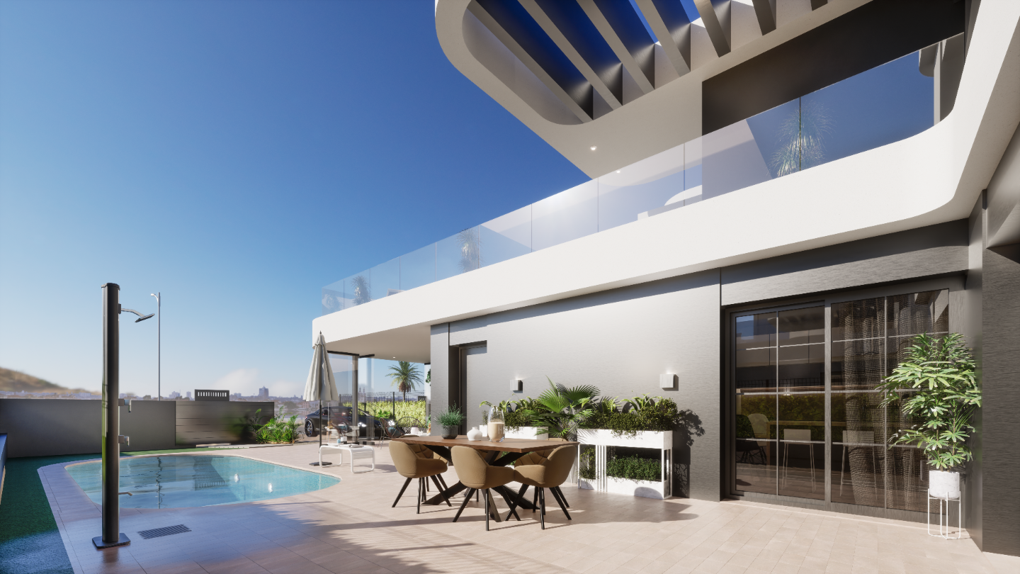 Villa en Los Alcázares, Murcia, España 3 dormitorios, 141 m2 No. 90182