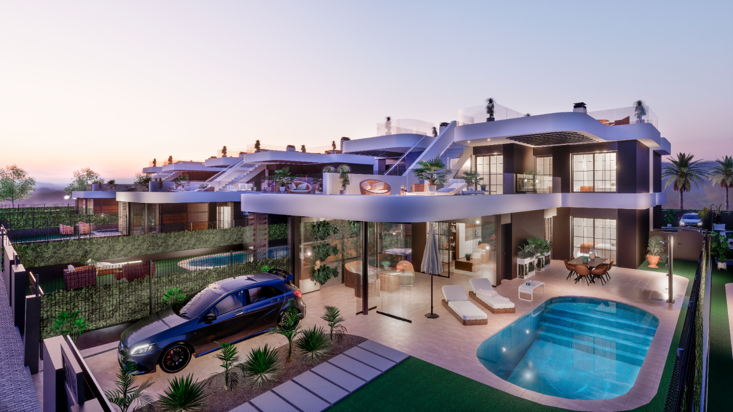 Villa en Los Alcázares, Murcia, España 3 dormitorios, 141 m2 No. 90182