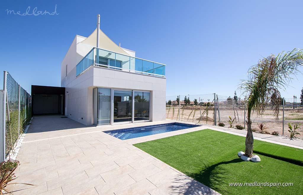 Villa en Los Alcázares, Murcia, España 3 dormitorios, 106 m2 No. 108401