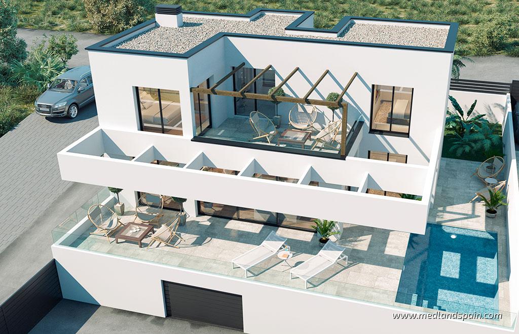 Villa à Finestrat, Alicante, Espagne 3 chambres, 314 m2 No. 108575