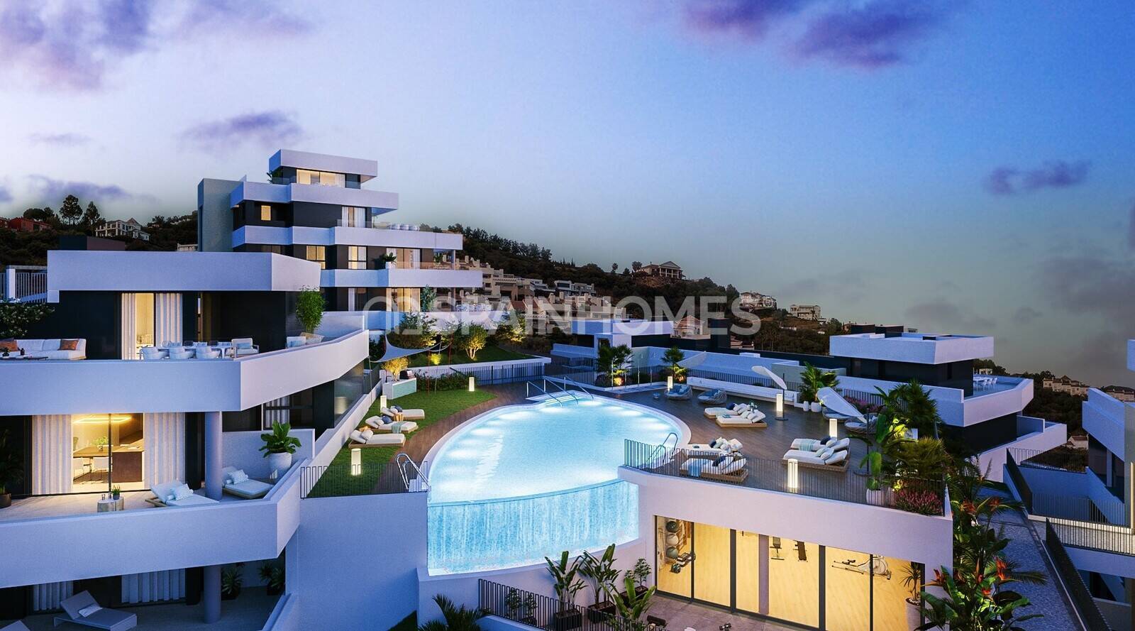 Kattohuoneisto Marbella, Malaga, Espanja 3 makuuhuonetta, 157 m2 No. 54736