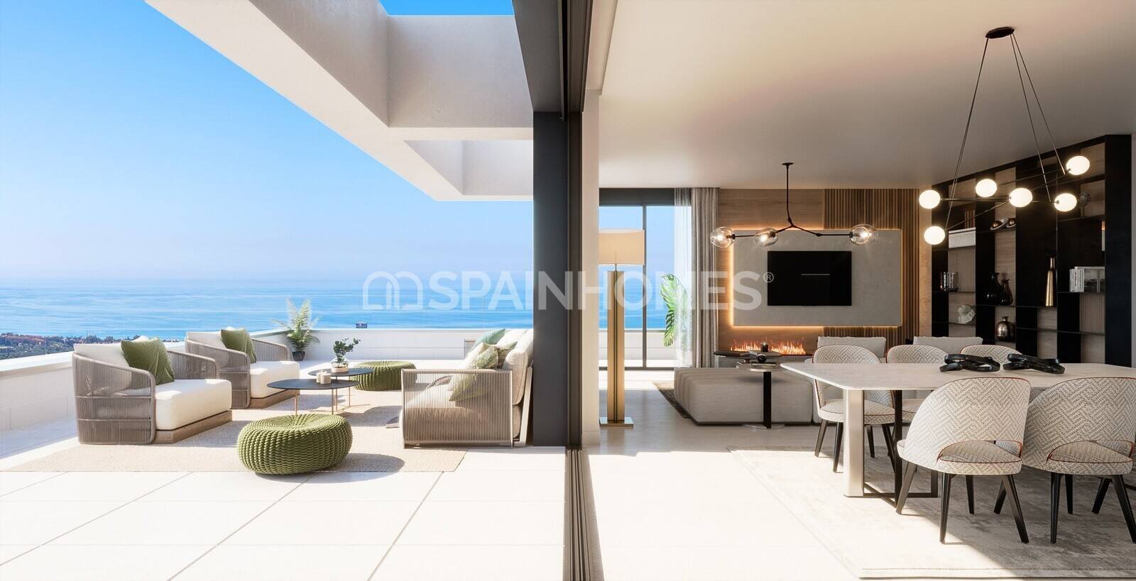 Kattohuoneisto Marbella, Malaga, Espanja 3 makuuhuonetta, 157 m2 No. 54736