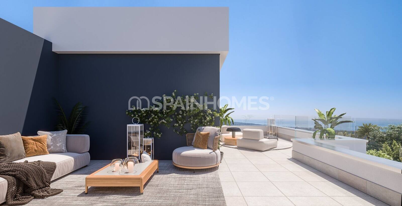 Kattohuoneisto Marbella, Malaga, Espanja 3 makuuhuonetta, 157 m2 No. 54736