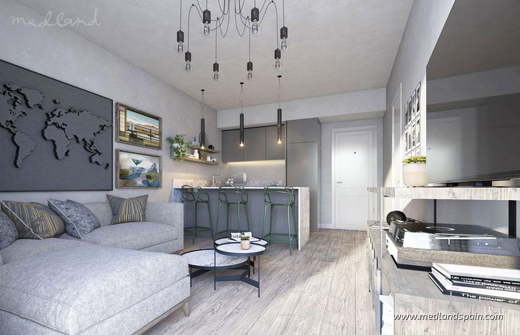 Dzīvoklis Mijas Costa, Malaga, Spānijā 3 istabas, 98 m2 Nr. 108791