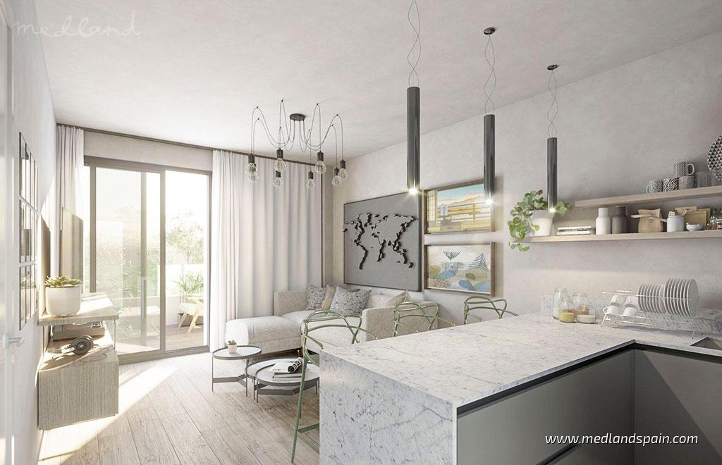 Dzīvoklis Mijas Costa, Malaga, Spānijā 3 istabas, 98 m2 Nr. 108791