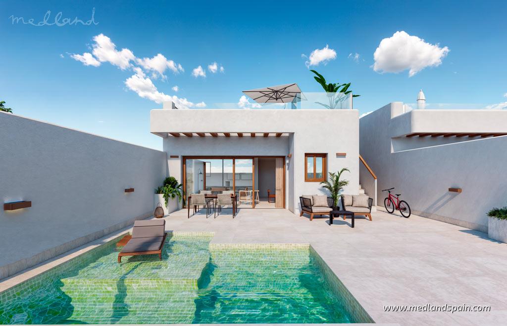 Villa in Torre-Pacheco, Murcia, Spanien 3 Schlafzimmer, 90 m2 Nr. 108789