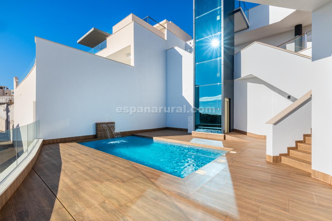 Villa i San Miguel de Salinas, Alicante, Spanien 3 sovrum, 193 kvm. Nr. 97788