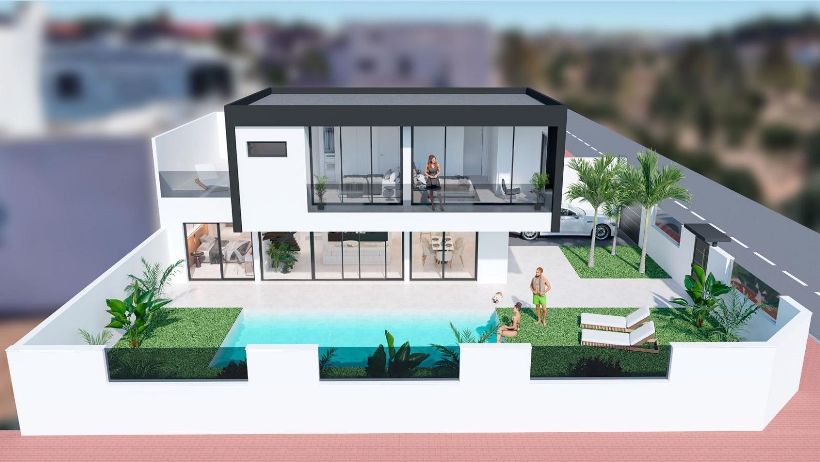 Villa San Pedro del Pinatar, Murcia, Spānijā 3 istabas, 155 m2 Nr. 111363