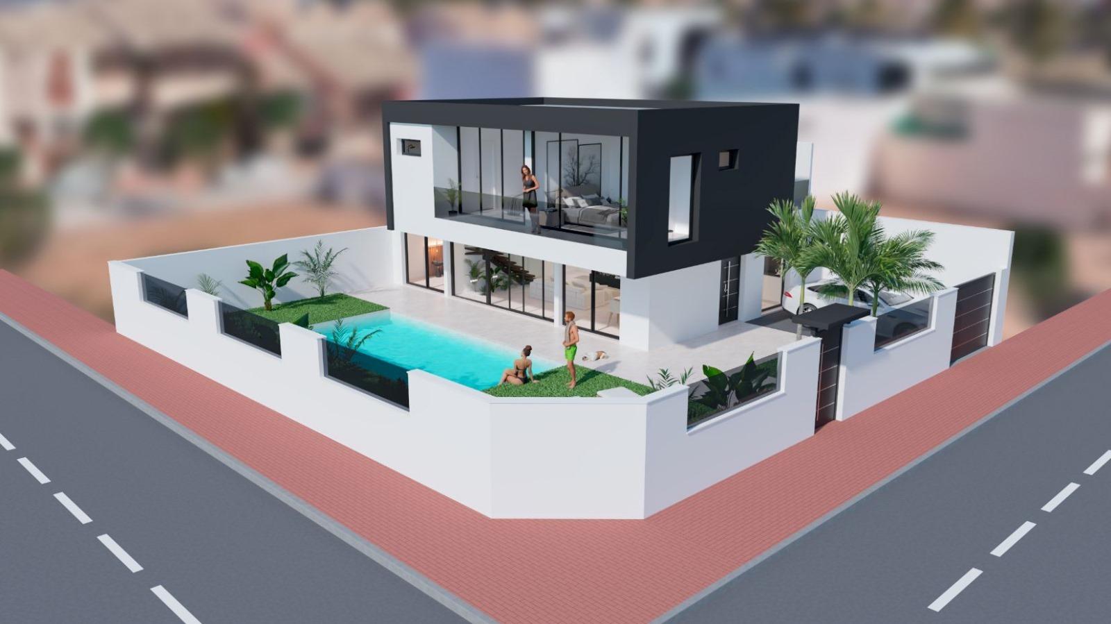 Villa San Pedro del Pinatar, Murcia, Spānijā 3 istabas, 155 m2 Nr. 111363