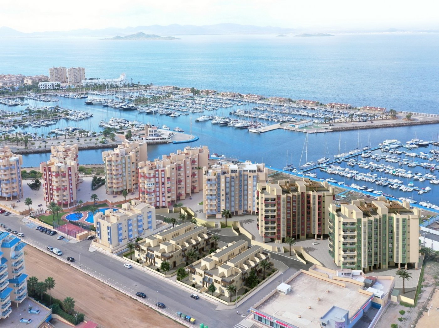 Lägenhet i La Manga del Mar Menor, Murcia, Spanien 3 sovrum, 102 kvm. Nr. 111352