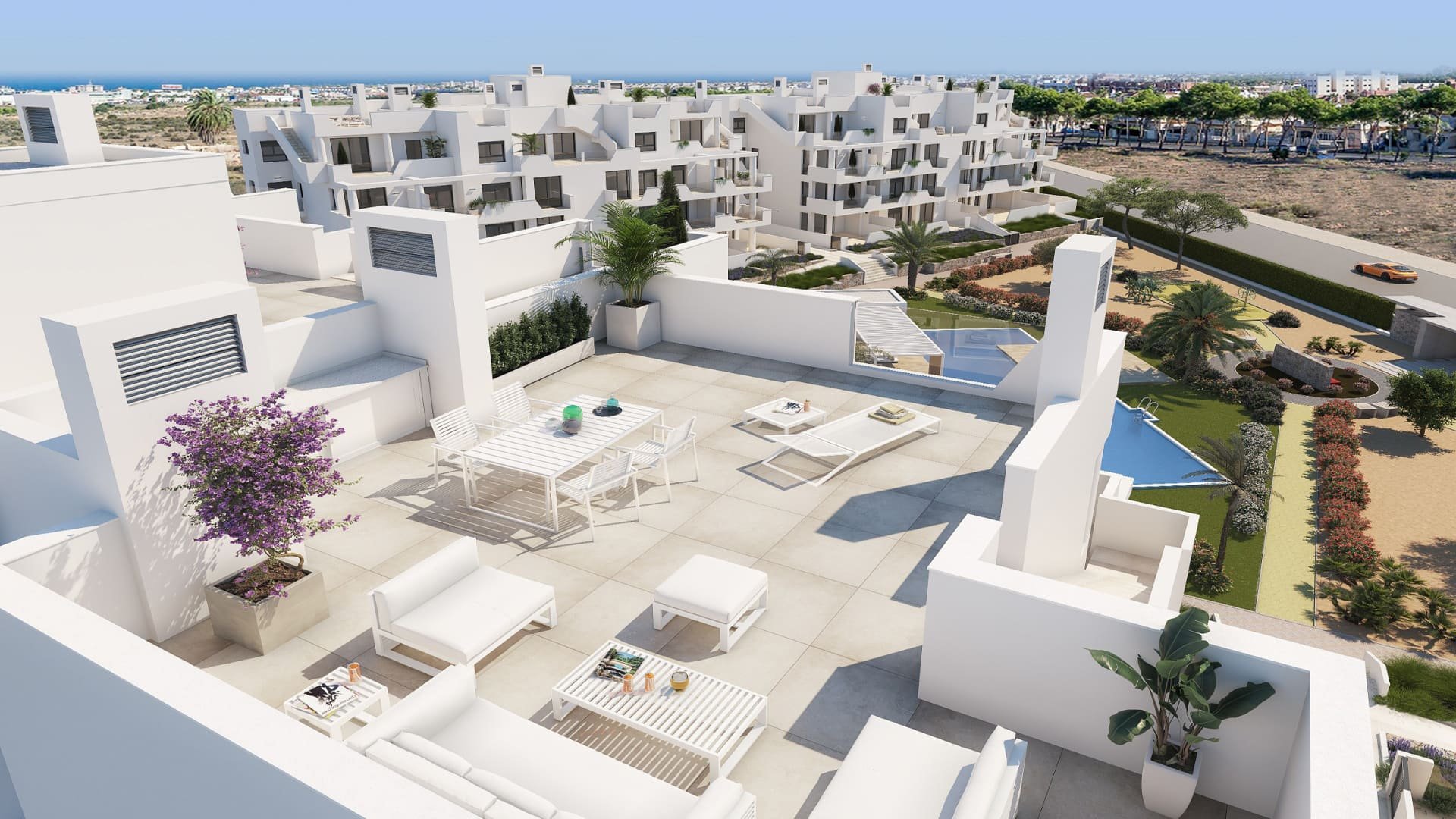 Takvåning i Levansur Home Five – Santa Rosalía, Santa Rosalia, Murcia, Spanien 2 sovrum, 67.52 kvm. Nr. 91024