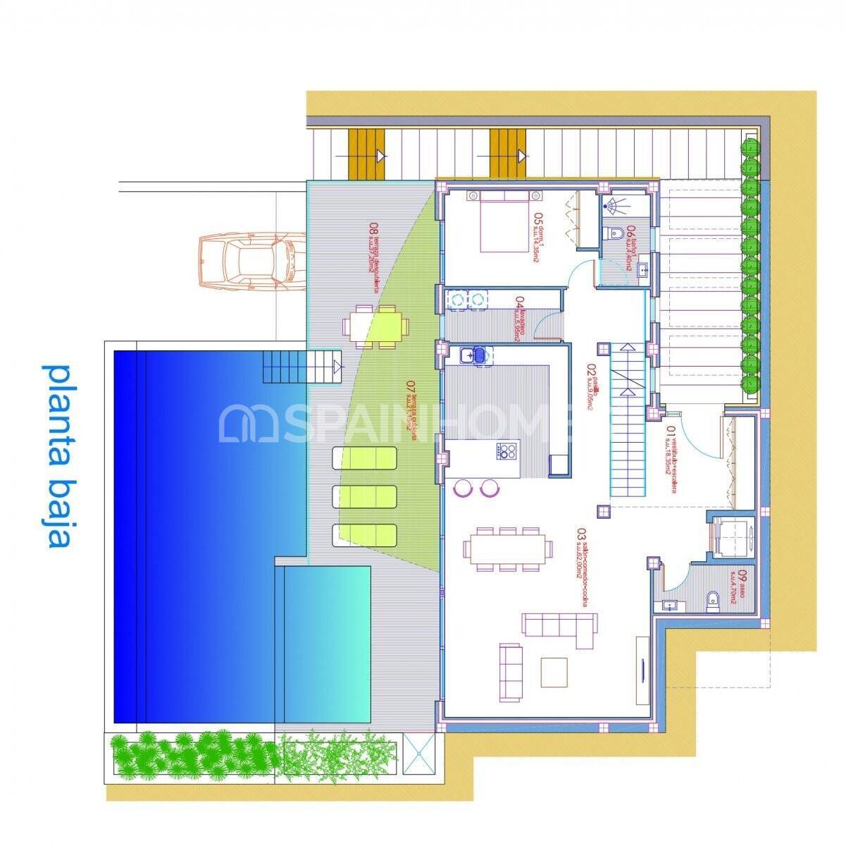 Villa a Altea, Alicante, Spagna 4 camere da letto, 402 mq. N° 50401