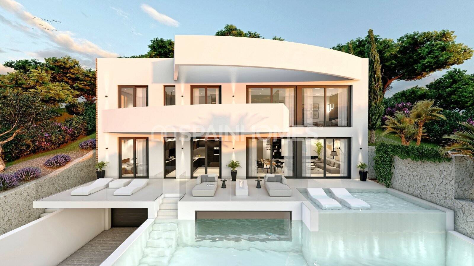 Villa a Altea, Alicante, Spagna 4 camere da letto, 402 mq. N° 50401