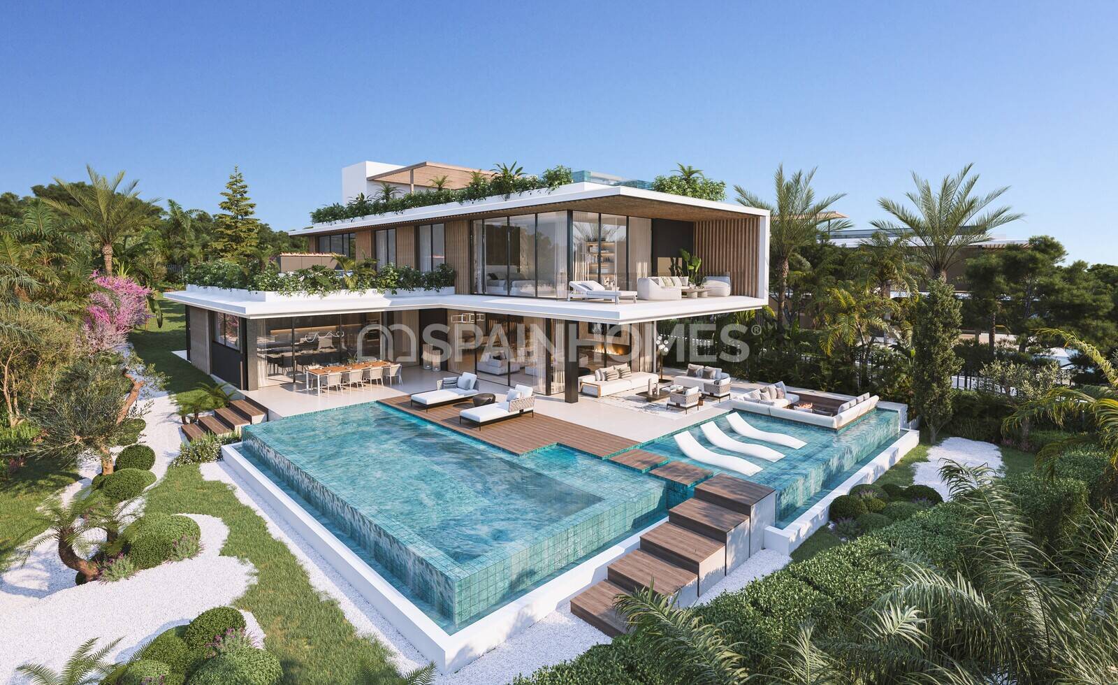 Villa i Marbella, Malaga, Spanien 5 sovrum, 326 kvm. Nr. 90650