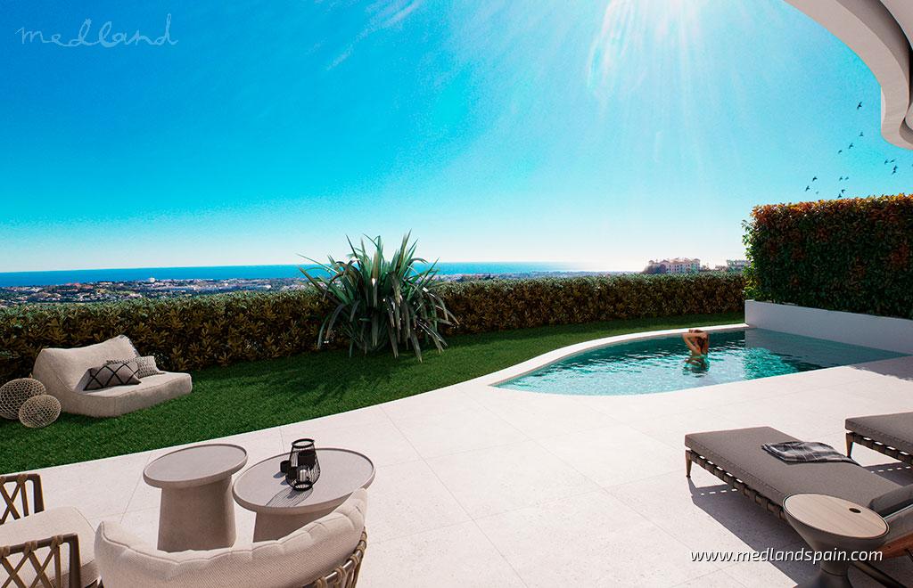 Appartamento a Benahavis, Malaga, Spagna 2 camere da letto, 128 mq. N° 105100