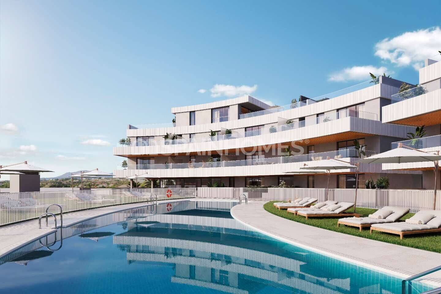Apartament w Estepona, Malaga, Hiszpania 2 sypialnie, 95 mkw. nr 55786