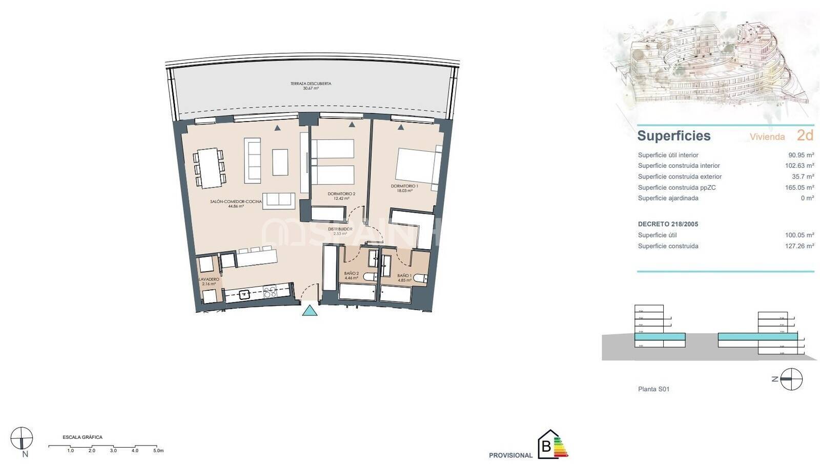 Apartament w Estepona, Malaga, Hiszpania 2 sypialnie, 95 mkw. nr 55786