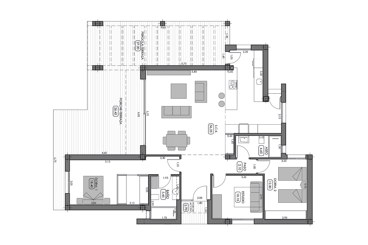 House in Algorfa, Alicante, Spain 3 bedrooms, 134 sq.m. No. 101581