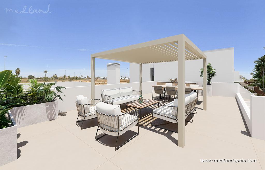 Willa w Los Alcazares, Murcia, Hiszpania 3 sypialnie, 102.5 mkw. nr 117512