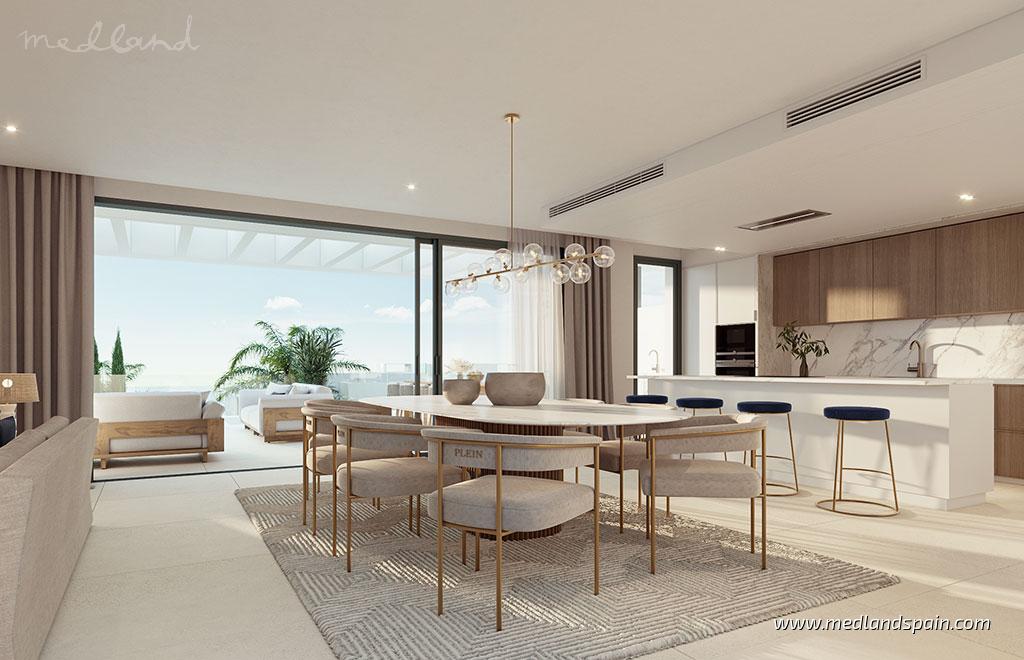 Huoneisto Marbella, Malaga, Espanja 3 makuuhuonetta, 191 m2 No. 104940