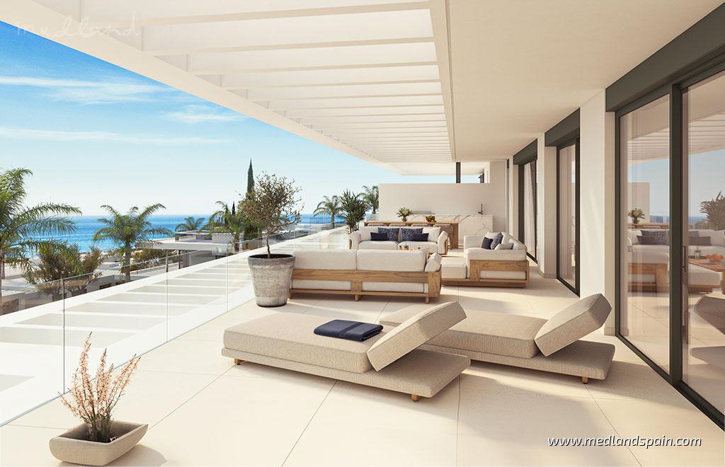 Huoneisto Marbella, Malaga, Espanja 3 makuuhuonetta, 191 m2 No. 104940