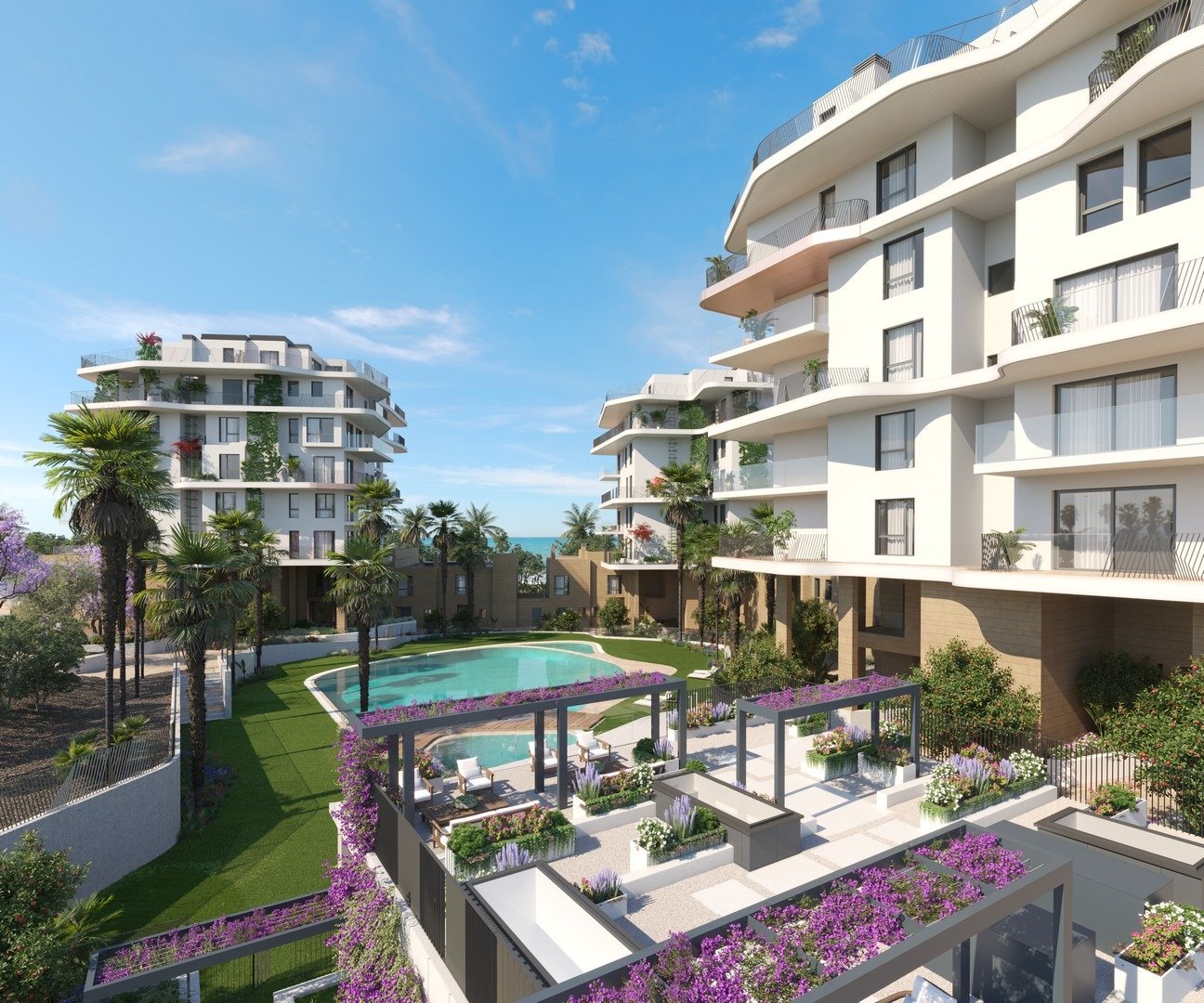 Penthäuser in Villajoyosa, Alicante, Spanien 3 Schlafzimmer, 92 m2 Nr. 111441