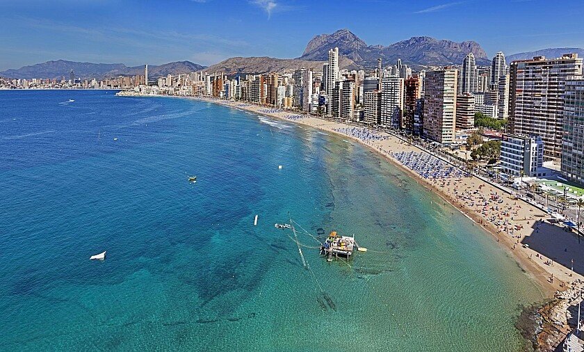 Квартира в Финестрат, Аликанте, Испания 1 спальня, 76м2 №103641