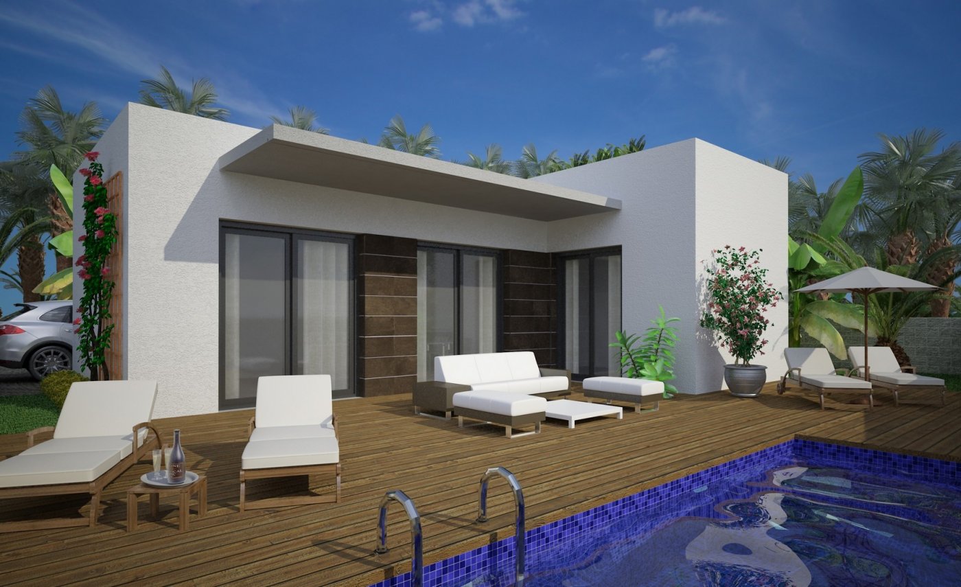 Villa en Benijófar, Alicante, España 2 dormitorios, 90 m2 No. 103646