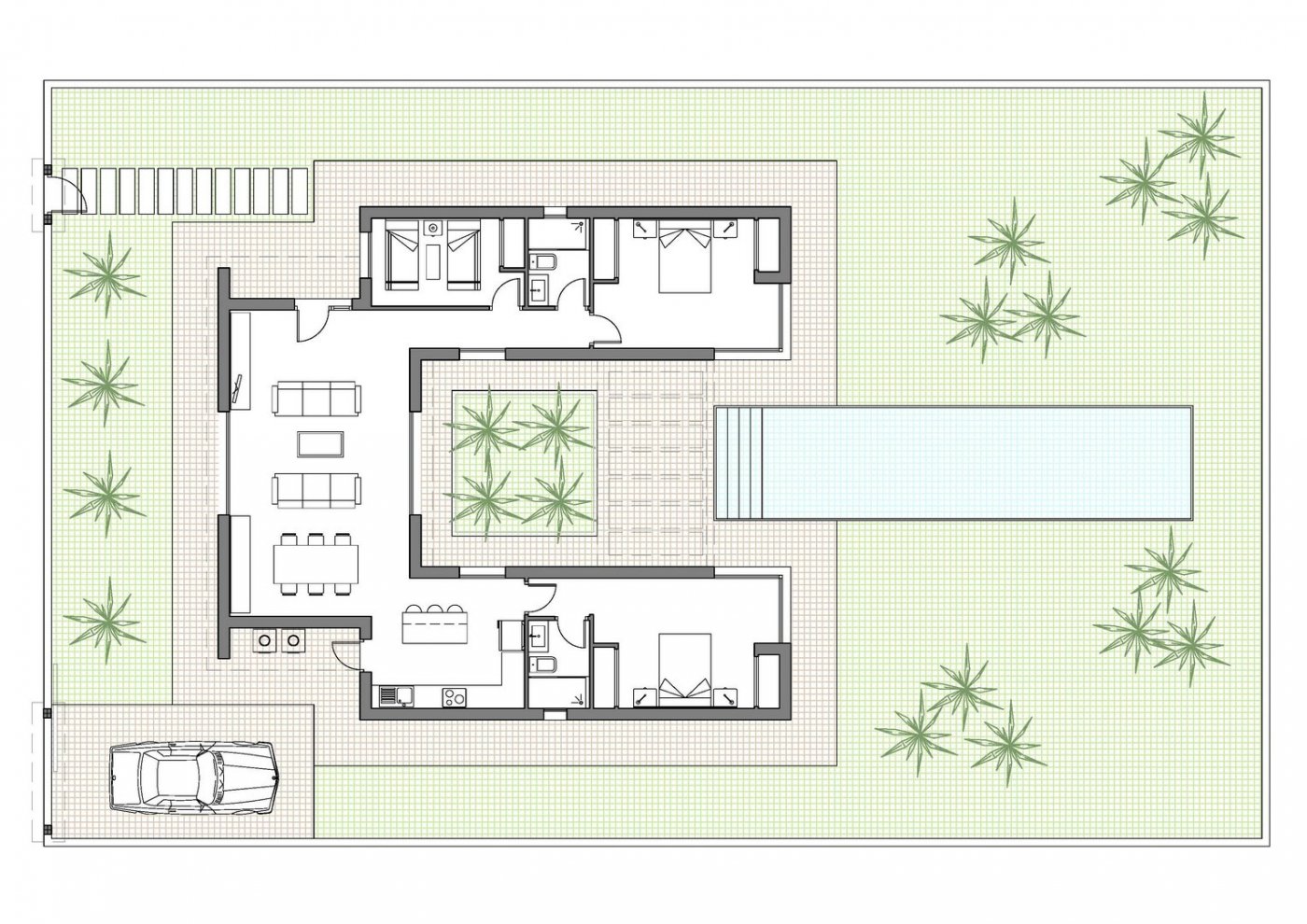 Villa in Benijofar, Alicante, Spain 3 bedrooms, 156 sq.m. No. 103647