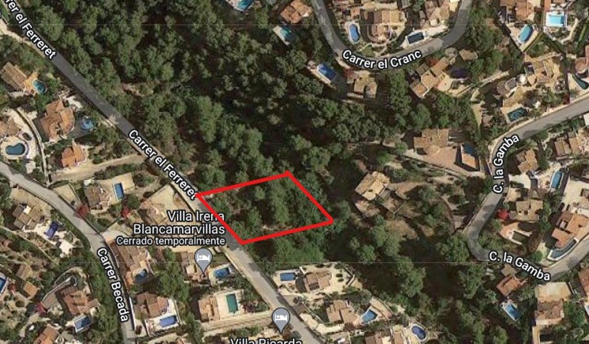 Parcela en Benissa, Alicante, España No. 81437