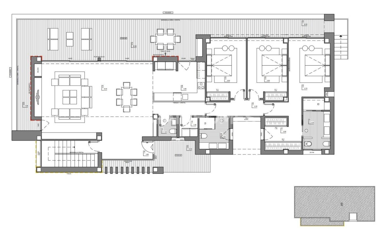 Villa i Benitachell, Alicante, Spanien 3 sovrum, 613 kvm. Nr. 48915