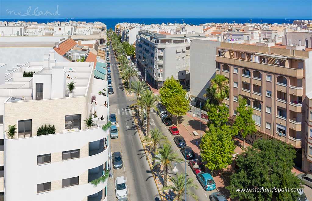 Apartamento en Torrevieja, Alicante, España 2 dormitorios, 81 m2 No. 105028