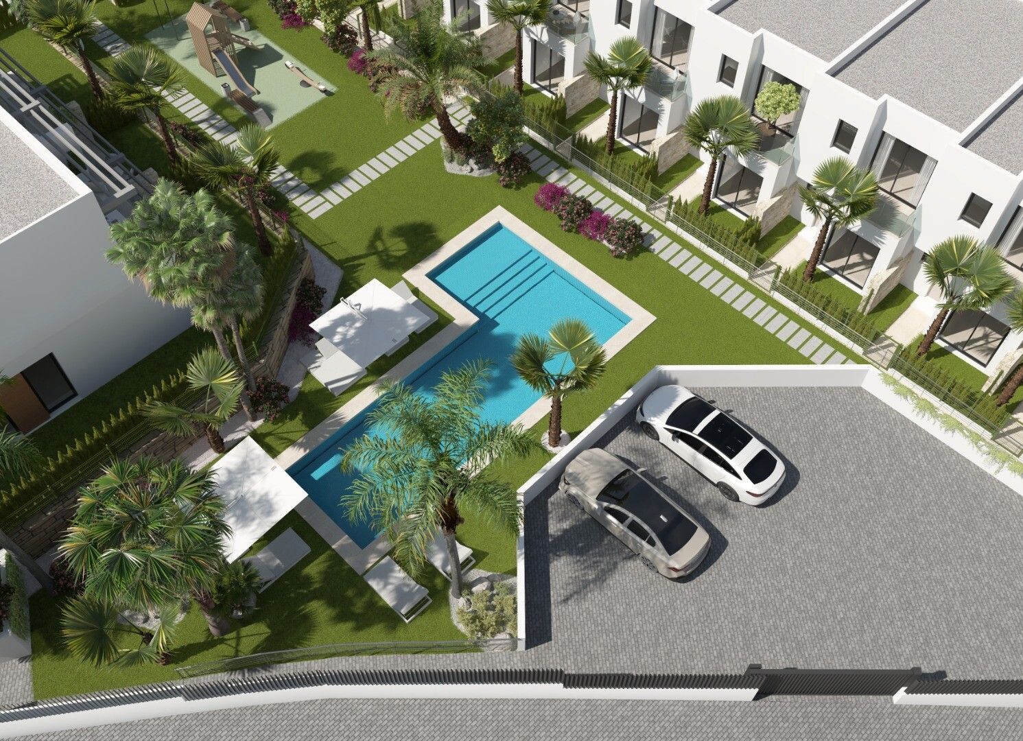 Hus i Finestrat, Alicante, Spanien 3 sovrum,  Nr. 95431