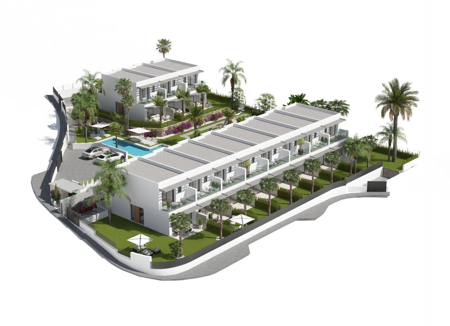 Hus i Finestrat, Alicante, Spanien 3 sovrum,  Nr. 95431