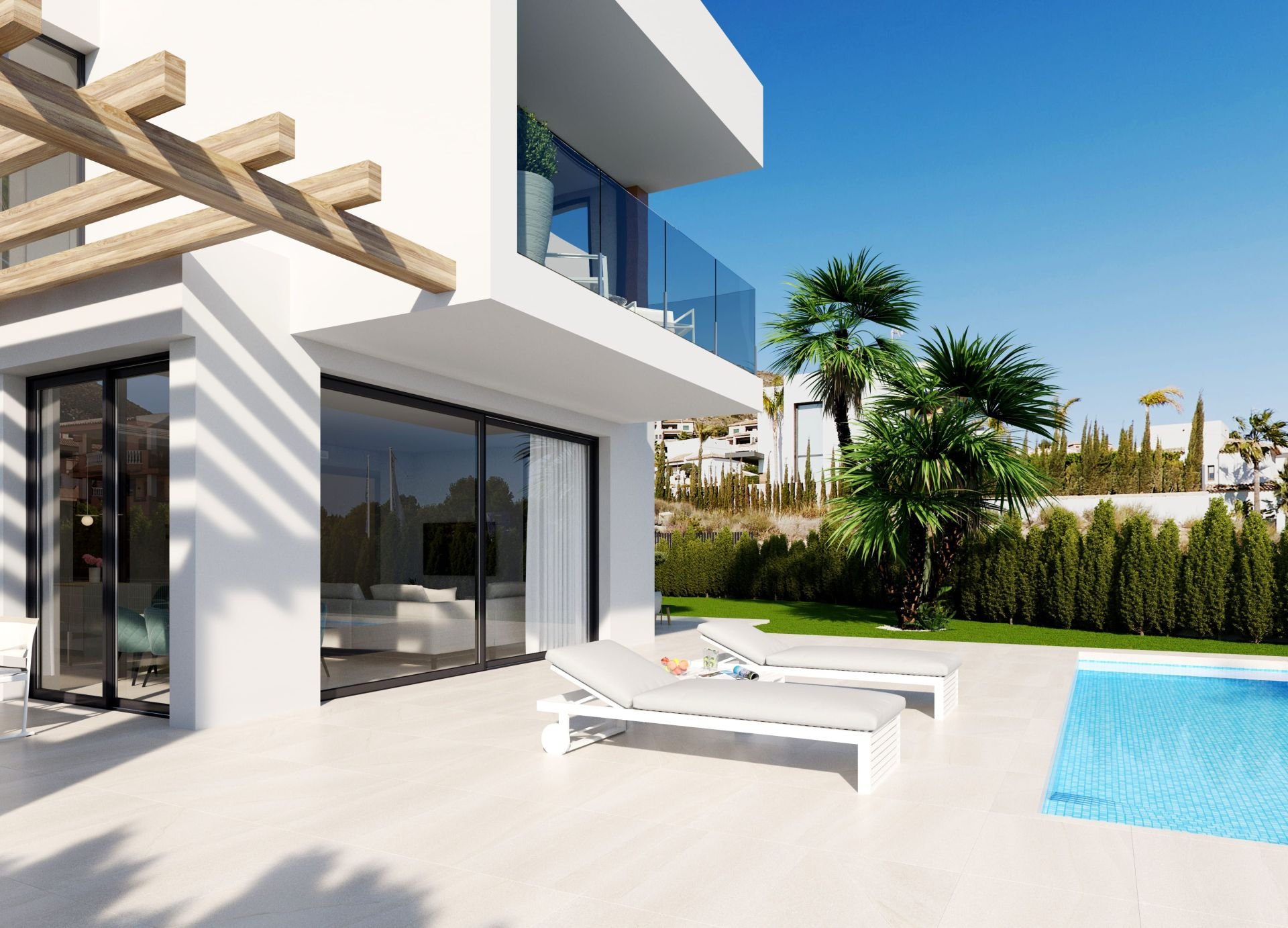 Villa in Finestrat, Alicante, Spain 3 bedrooms, 282 sq.m. No. 95430