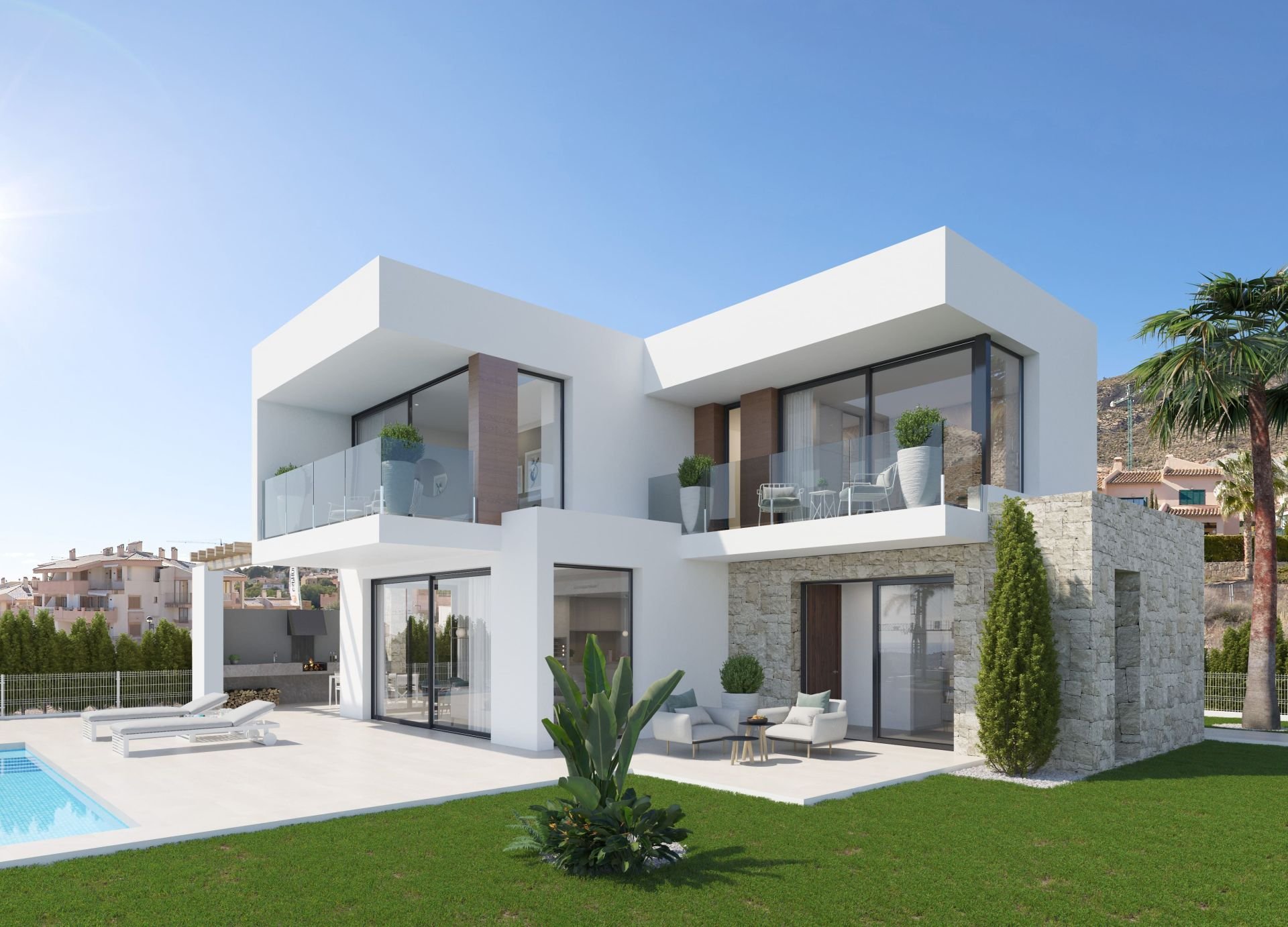 Villa in Finestrat, Alicante, Spain 3 bedrooms, 282 sq.m. No. 95430
