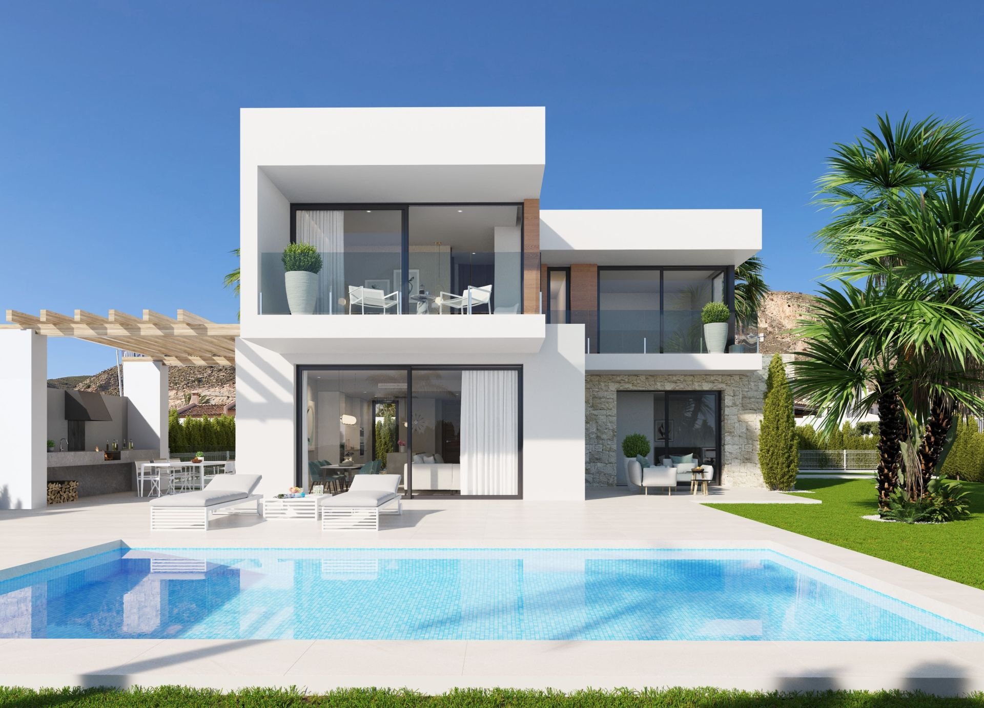 Villa in Finestrat, Alicante, Spain 3 bedrooms, 282 sq.m. No. 95430