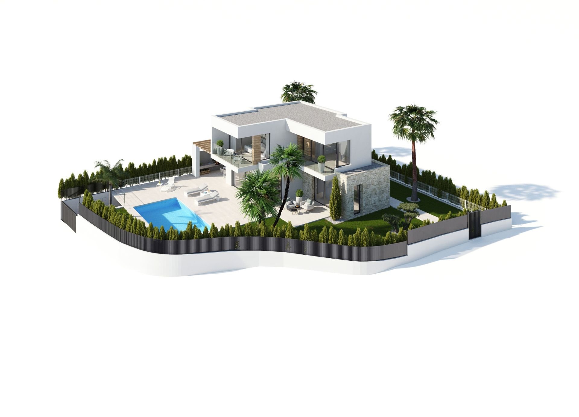 Villa in Finestrat, Alicante, Spain 3 bedrooms, 282 sq.m. No. 95430