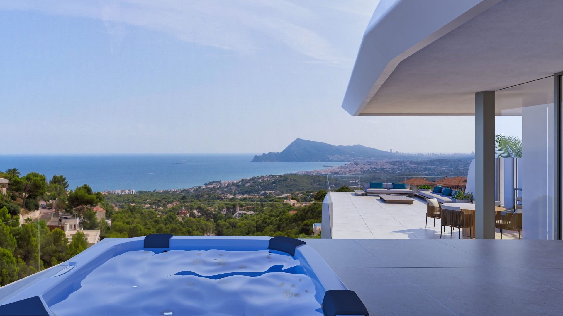 Villa i Altea, Alicante, Spanien 4 sovrum, 329 kvm. Nr. 95428