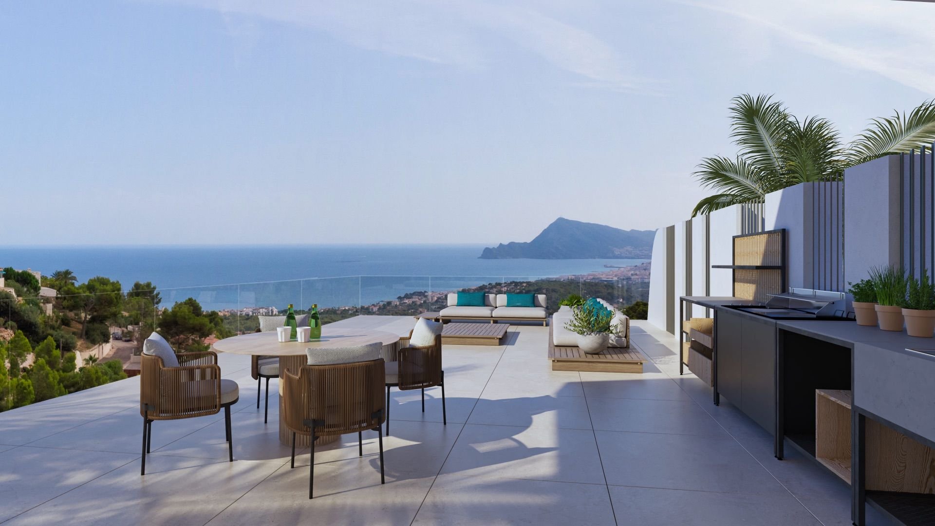 Villa i Altea, Alicante, Spanien 4 sovrum, 329 kvm. Nr. 95428