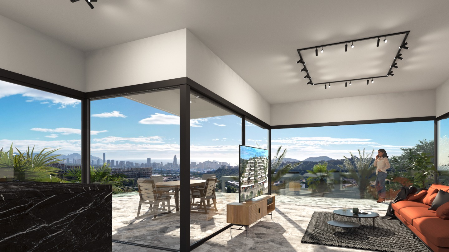 Huvila Finestrat, Alicante, Espanja 4 makuuhuonetta, 322 m2 No. 90333