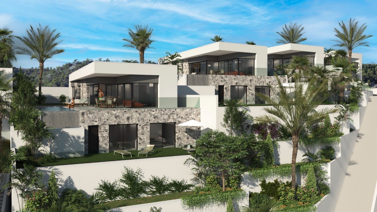 Huvila Finestrat, Alicante, Espanja 4 makuuhuonetta, 322 m2 No. 90333
