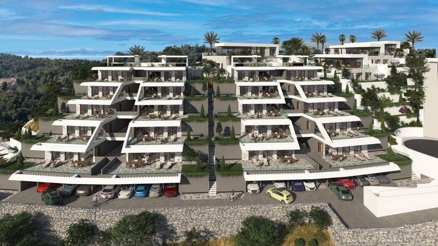 Lägenhet i Finestrat, Alicante, Spanien 2 sovrum, 148 kvm. Nr. 90334