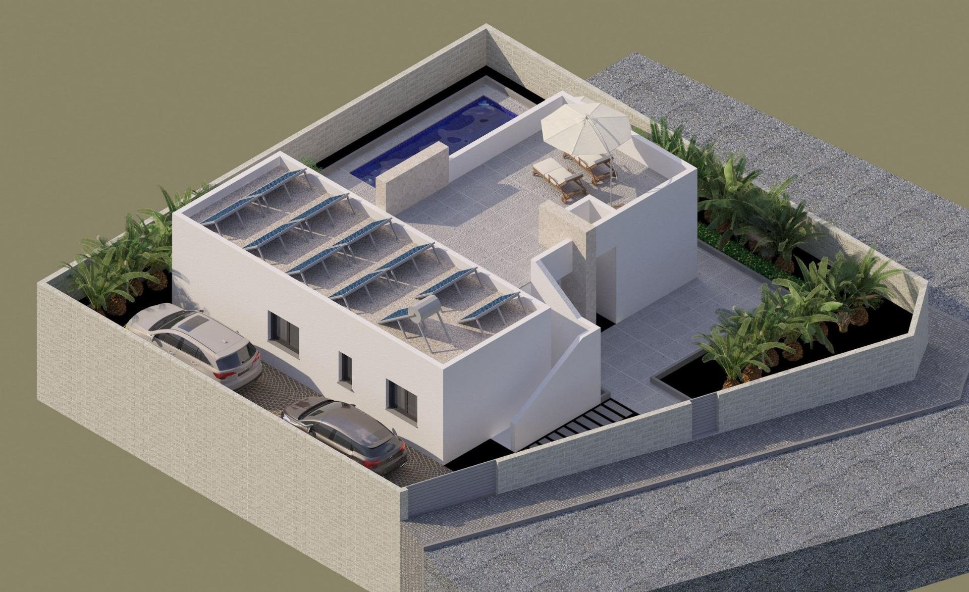 Villa in Benijofar, Alicante, Spain 3 bedrooms, 107 sq.m. No. 102166