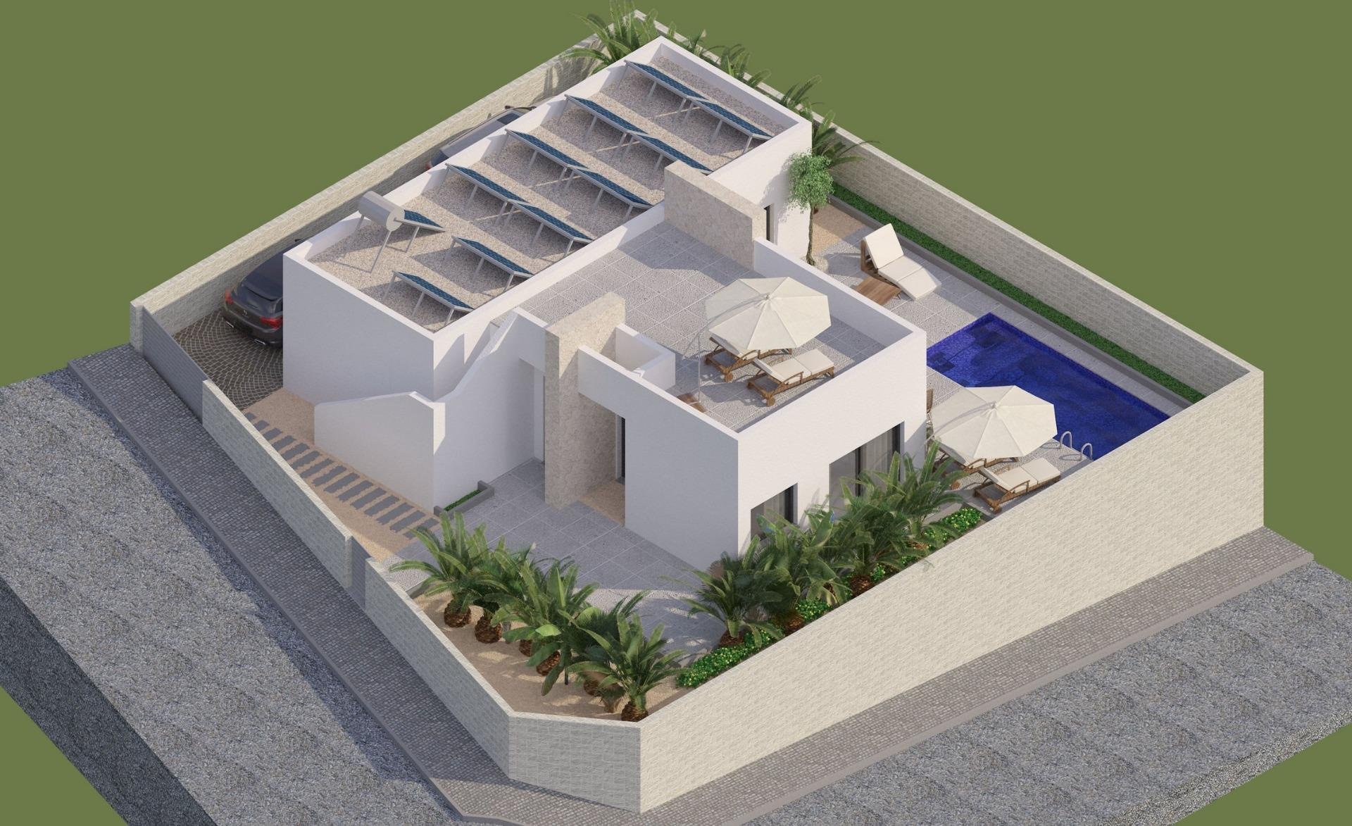 Villa in Benijofar, Alicante, Spain 3 bedrooms, 107 sq.m. No. 102166