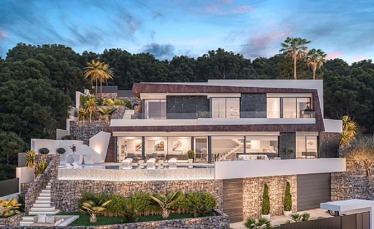 Villa Calpe, Alicante, Spānijā 4 istabas, 427 m2 Nr. 110184