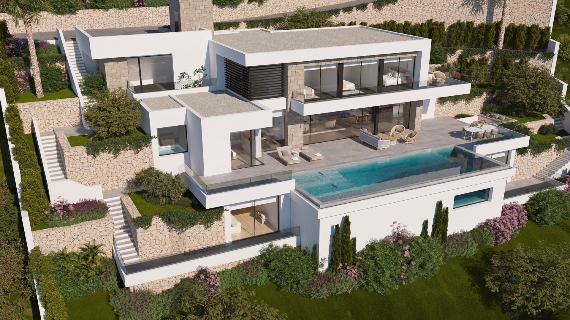 Вилла в Бенисса, Аликанте, Испания 4 спальни, 951м2 №95378